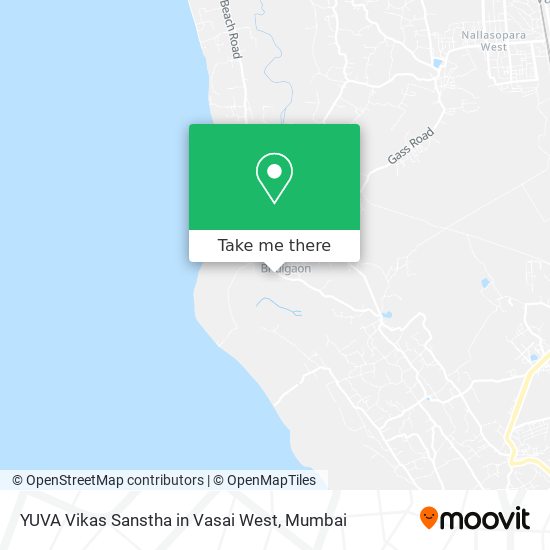 YUVA Vikas Sanstha in Vasai West map