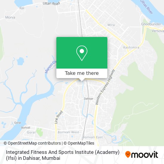 Integrated Fitness And Sports Institute (Academy) (Ifsi) in Dahisar map