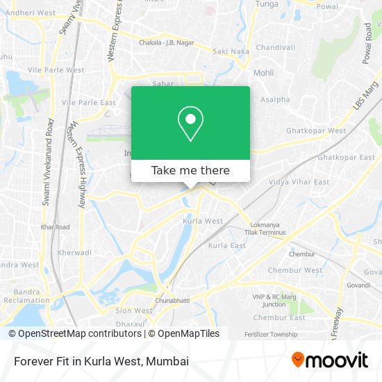 Forever Fit in Kurla West map