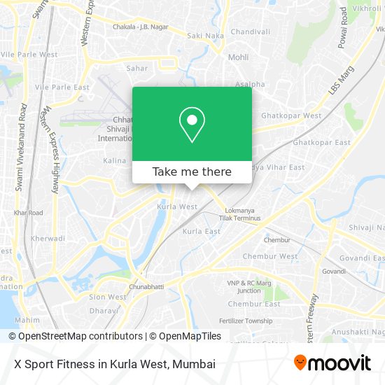 X Sport Fitness in Kurla West map
