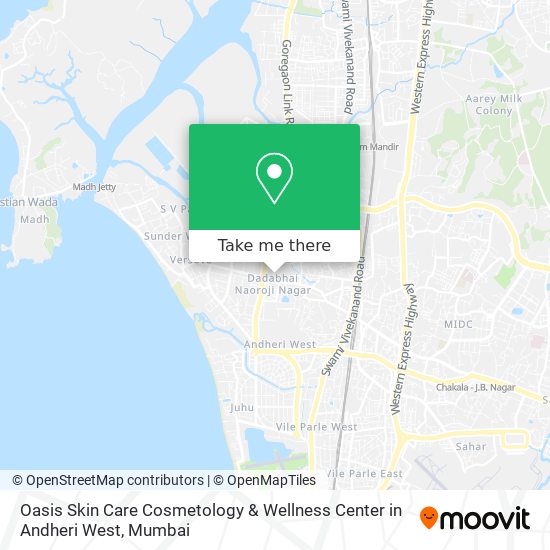How To Get To Oasis Skin Care Cosmetology Wellness Center In Andheri West Mumbai Prem Sagar 4 Ground Floor B In Versova By Bus Train Or Metro Moovit