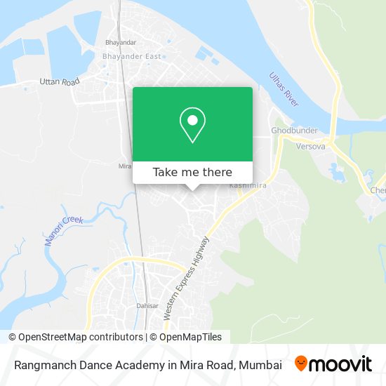 Rangmanch Dance Academy in Mira Road map
