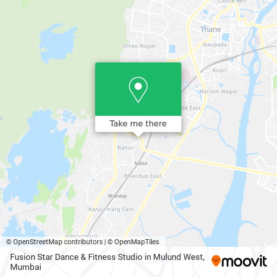 Fusion Star Dance & Fitness Studio in Mulund West map