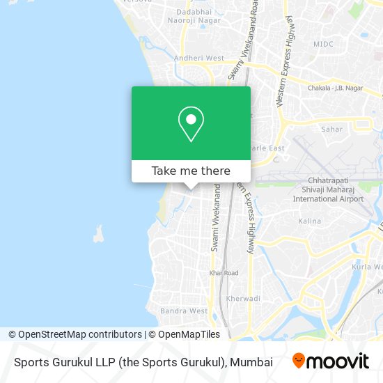 Sports Gurukul LLP (the Sports Gurukul) map