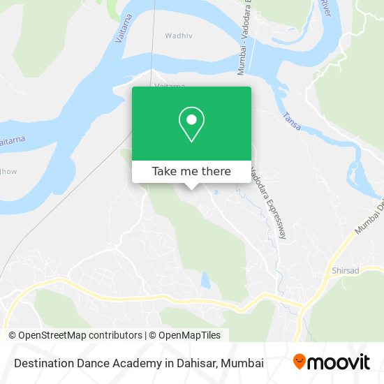 Destination Dance Academy in Dahisar map