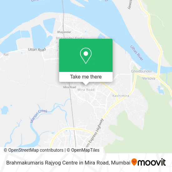 Brahmakumaris Rajyog Centre in Mira Road map