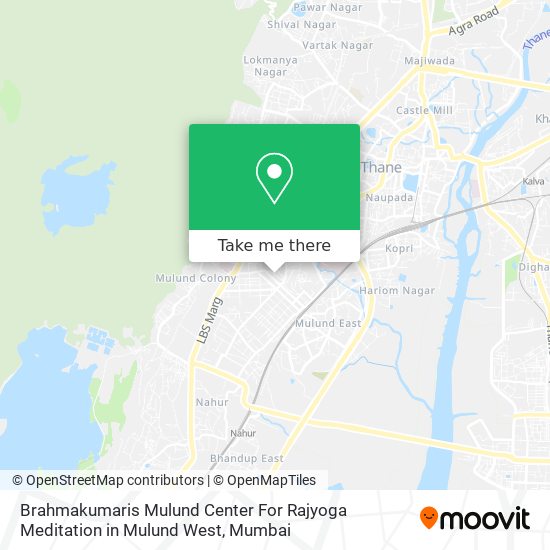 Brahmakumaris Mulund Center For Rajyoga Meditation in Mulund West map