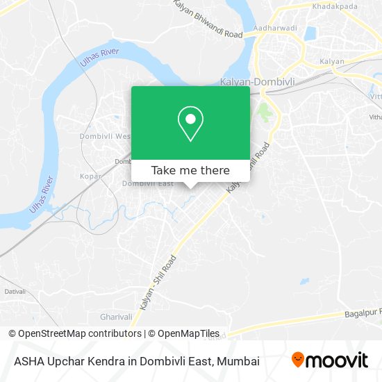 ASHA Upchar Kendra in Dombivli East map