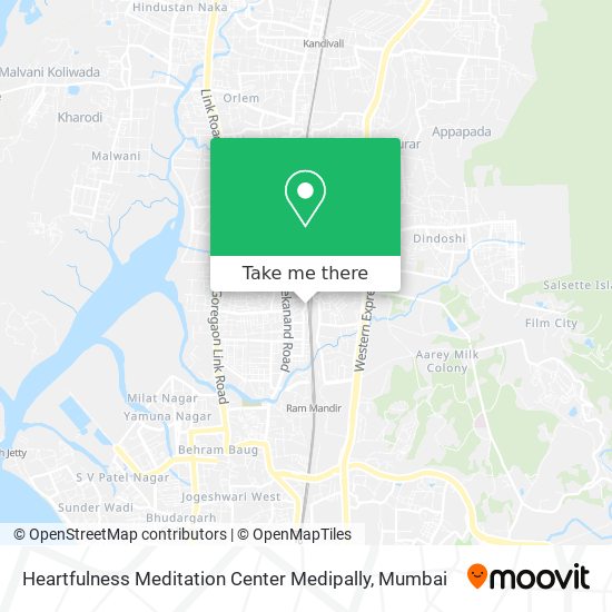 Heartfulness Meditation Center Medipally map