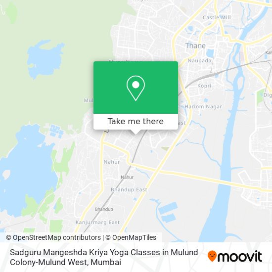 Sadguru Mangeshda Kriya Yoga Classes in Mulund Colony-Mulund West map