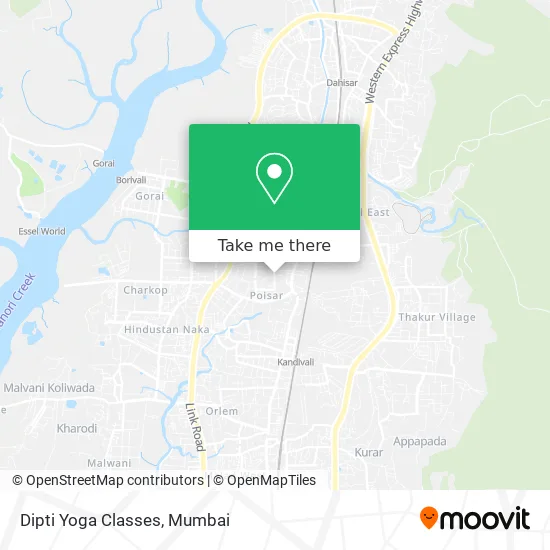 Dipti Yoga Classes map