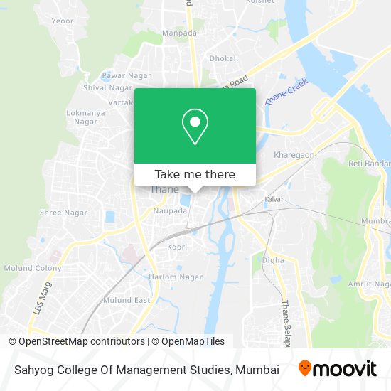 Sahyog College Of Management Studies map