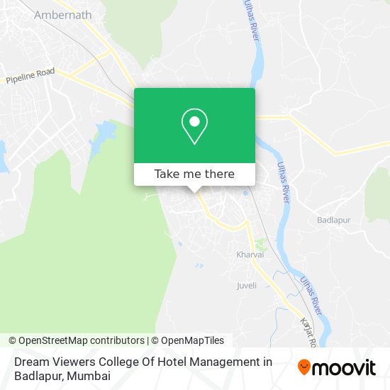 Dream Viewers College Of Hotel Management in Badlapur map