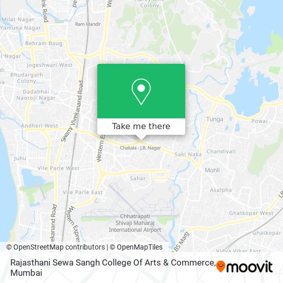 Rajasthani Sewa Sangh College Of Arts & Commerce map