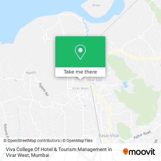 Viva College Of Hotel & Tourism Management in Virar West map