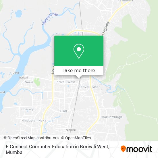 E Connect Computer Education in Borivali West map