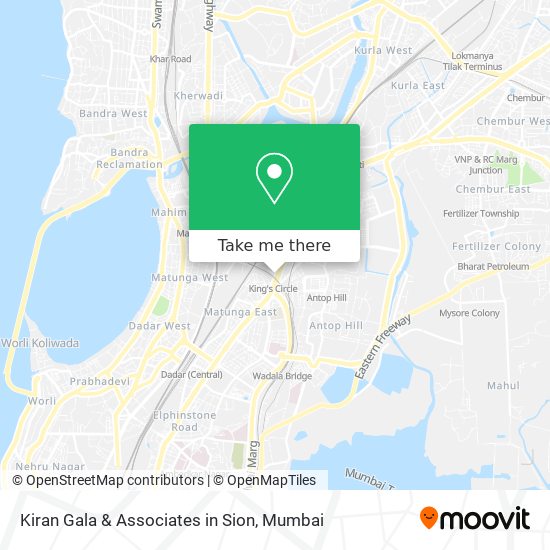 Kiran Gala & Associates in Sion map