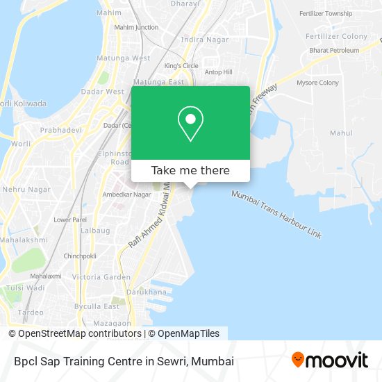 Bpcl Sap Training Centre in Sewri map