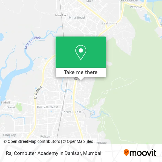 Raj Computer Academy in Dahisar map
