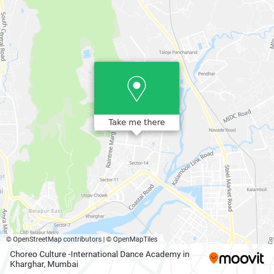 Choreo Culture -International Dance Academy in Kharghar map