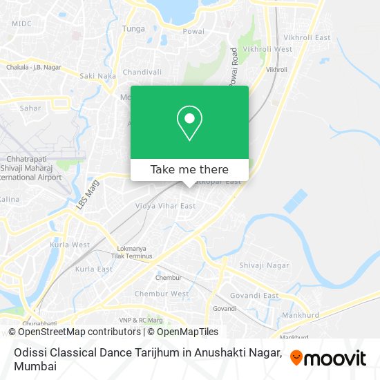 Odissi Classical Dance Tarijhum in Anushakti Nagar map