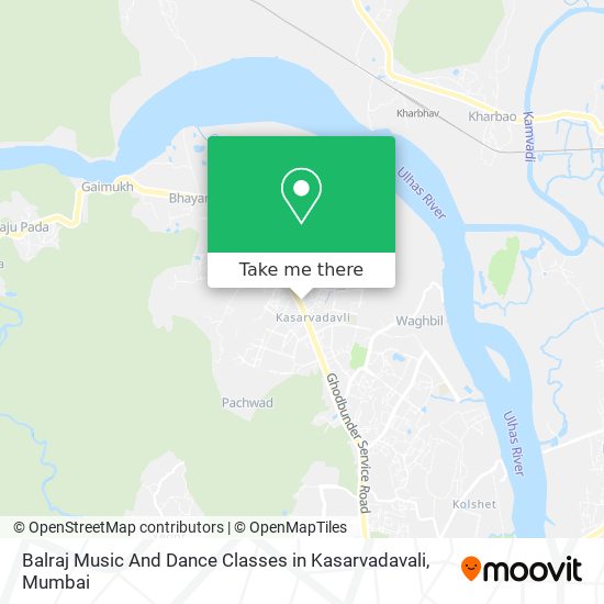 Balraj Music And Dance Classes in Kasarvadavali map