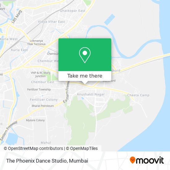The Phoenix Dance Studio map