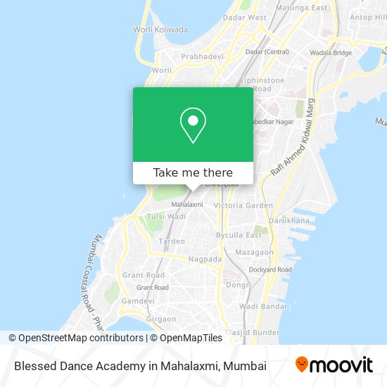 Blessed Dance Academy in Mahalaxmi map