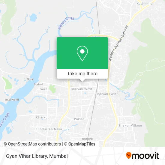 Gyan Vihar Library map