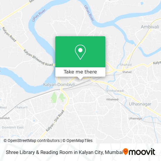 Shree Library & Reading Room in Kalyan City map