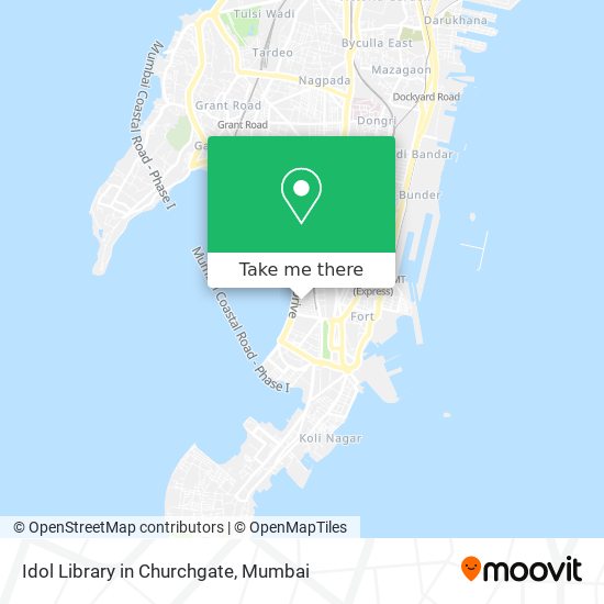 Idol Library in Churchgate map