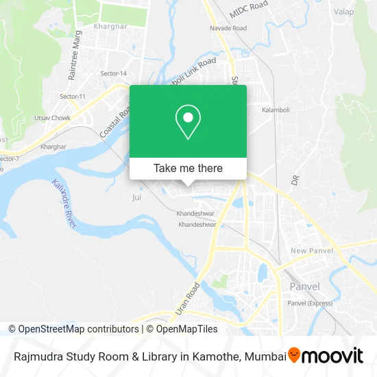 Rajmudra Study Room & Library in Kamothe map