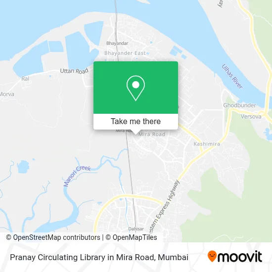 Pranay Circulating Library in Mira Road map
