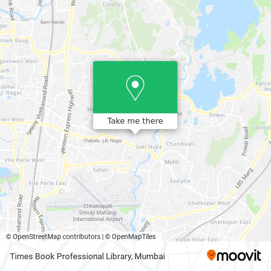 Times Book Professional Library map