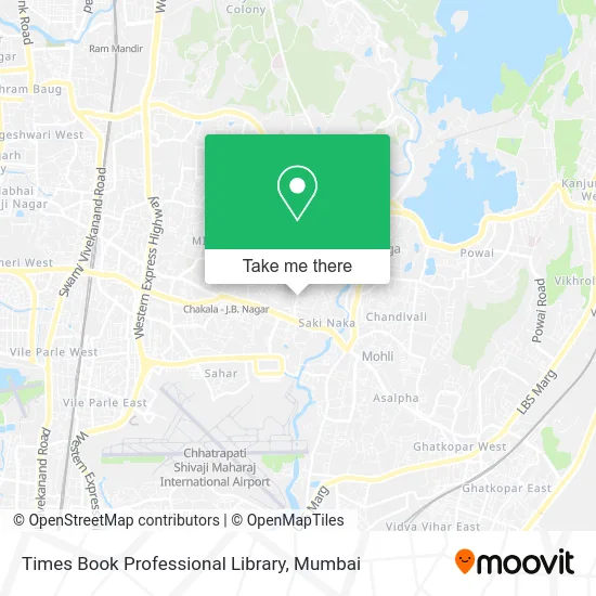 Times Book Professional Library map