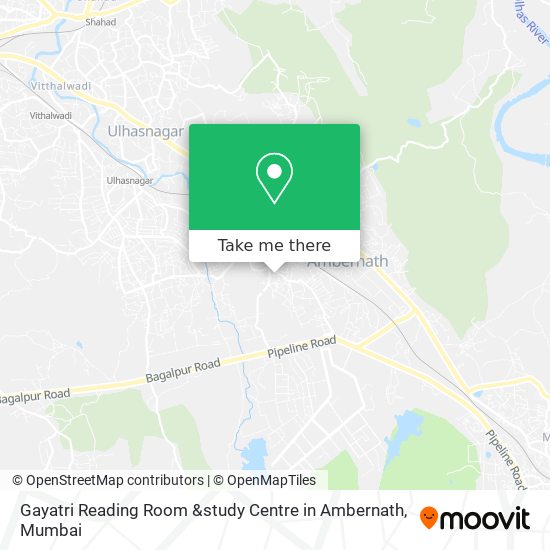 Gayatri Reading Room &study Centre in Ambernath map