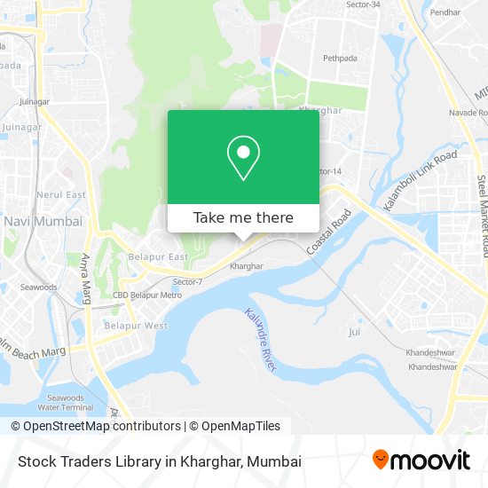 Stock Traders Library in Kharghar map