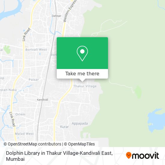 Dolphin Library in Thakur Village-Kandivali East map