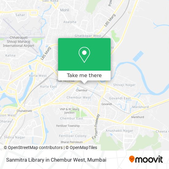 Sanmitra Library in Chembur West map