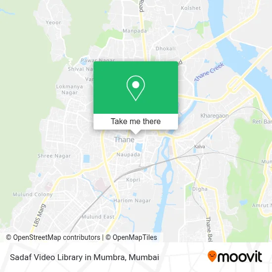 Sadaf Video Library in Mumbra map