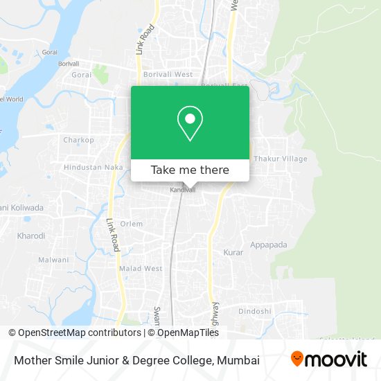 Mother Smile Junior & Degree College map