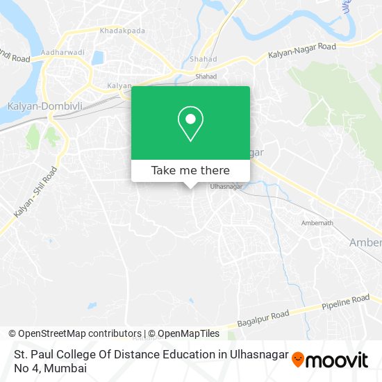 St. Paul College Of Distance Education in Ulhasnagar No 4 map