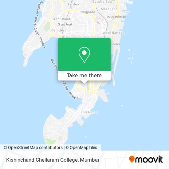 Kishinchand Chellaram College map