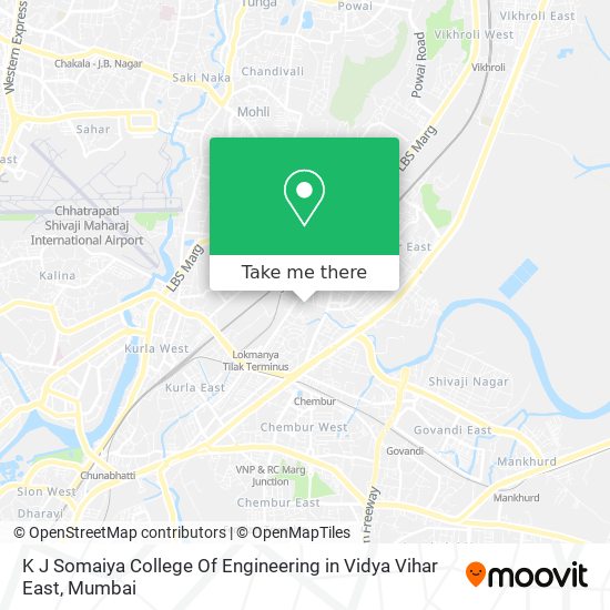 How to get to K J Somaiya College Of Engineering in Vidya Vihar East in ...