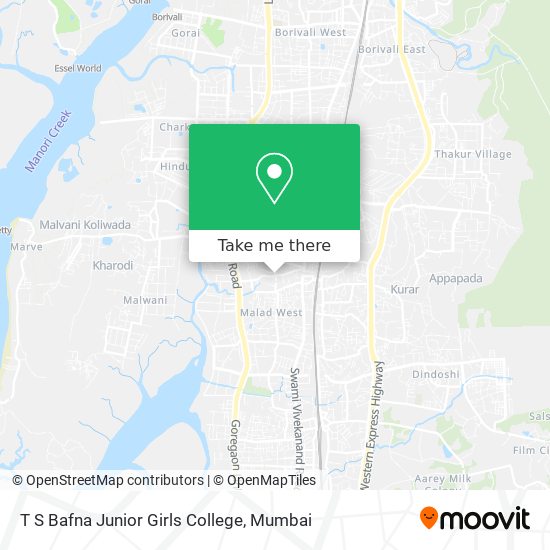 T S Bafna Junior Girls College map