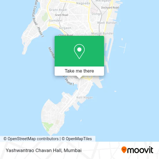 Yashwantrao Chavan Hall map