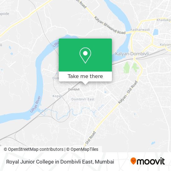 Royal Junior College in Dombivli East map