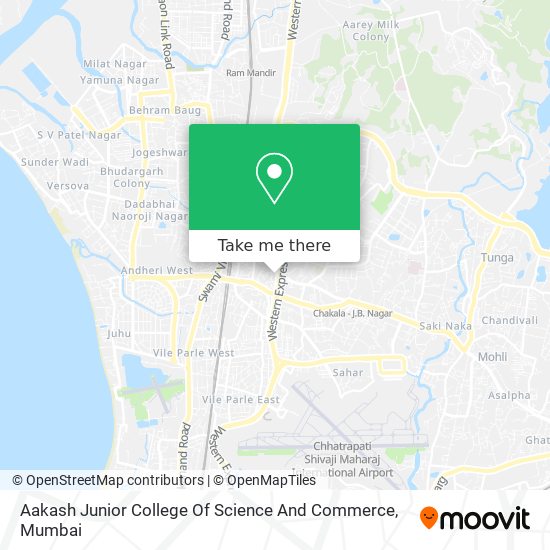 Aakash Junior College Of Science And Commerce map