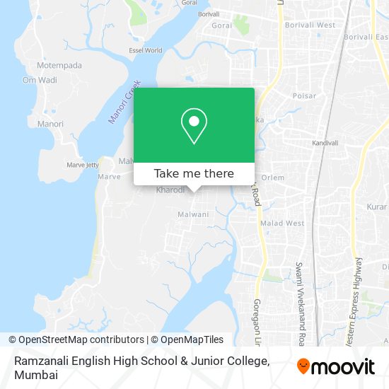Ramzanali English High School & Junior College map