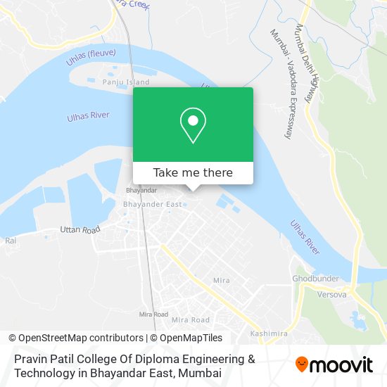 Pravin Patil College Of Diploma Engineering & Technology in Bhayandar East map